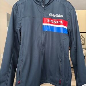 Troy Lee Designs fleece lined Honda jacket size adult small.